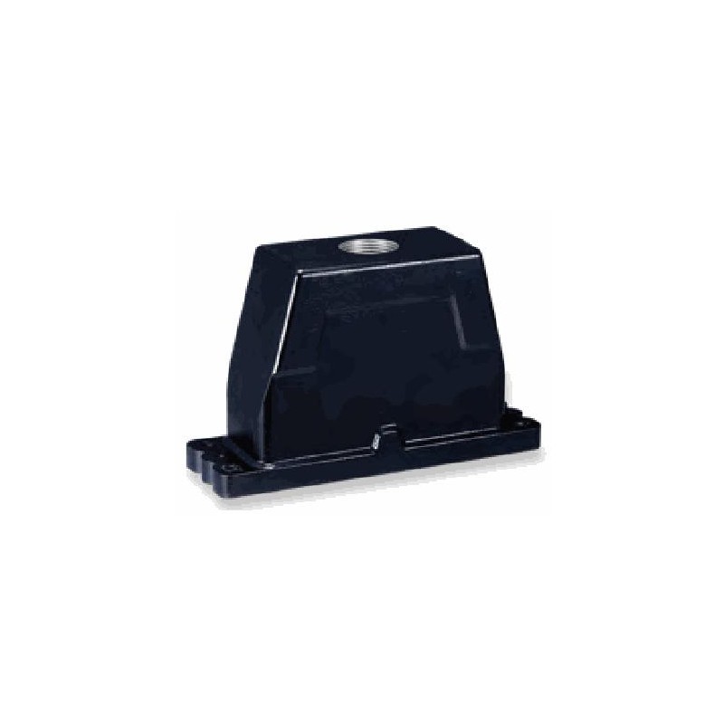Capot 24B, Aluminium moulé sous pression, acier inoxydable, IP68/IP69K, Sortie verticale, M50